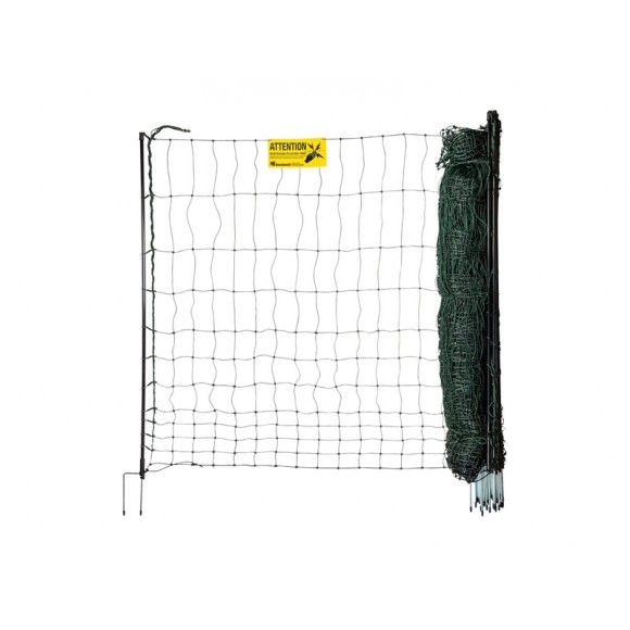 Rede em Fibra de Vidro para aves Ponta Dupla 120cm 50m HORIZ