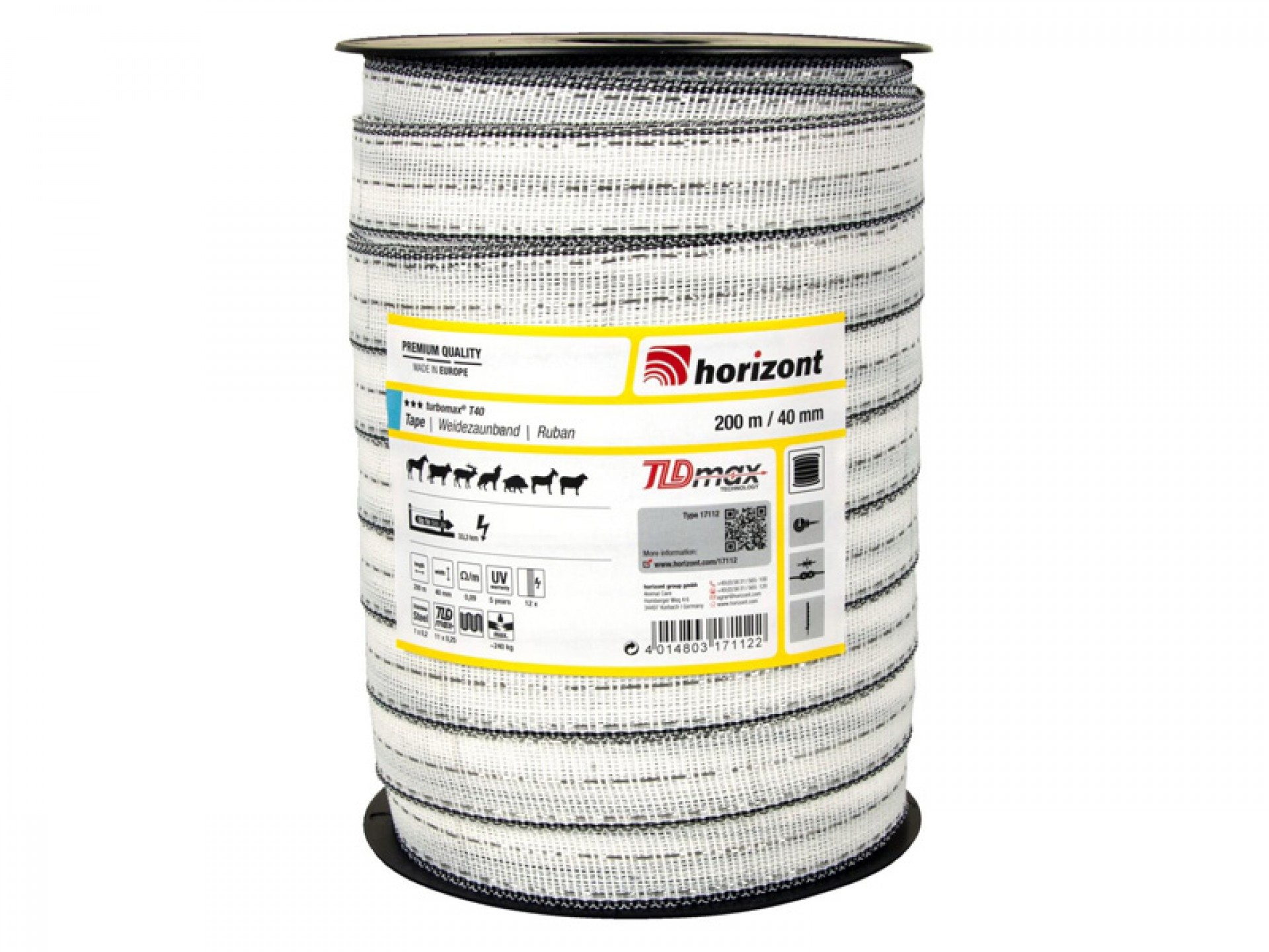 Fita Adesiva Turbomax 40mm 12 Condutores 200mt HORIZONT