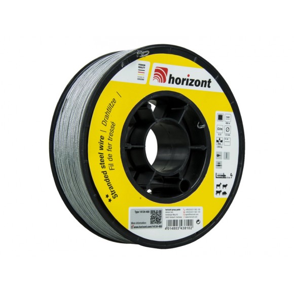 Cabo A�o Galvanizado 1,50mm 400mt HORIZONT