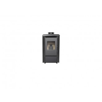 Salamandra A Pellets Sp Mekka 6Kw Preto