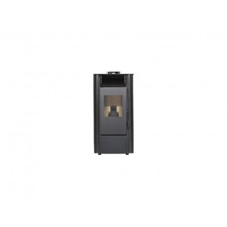 Salamandra A Pellets Sp Mekka 9Kw Preto