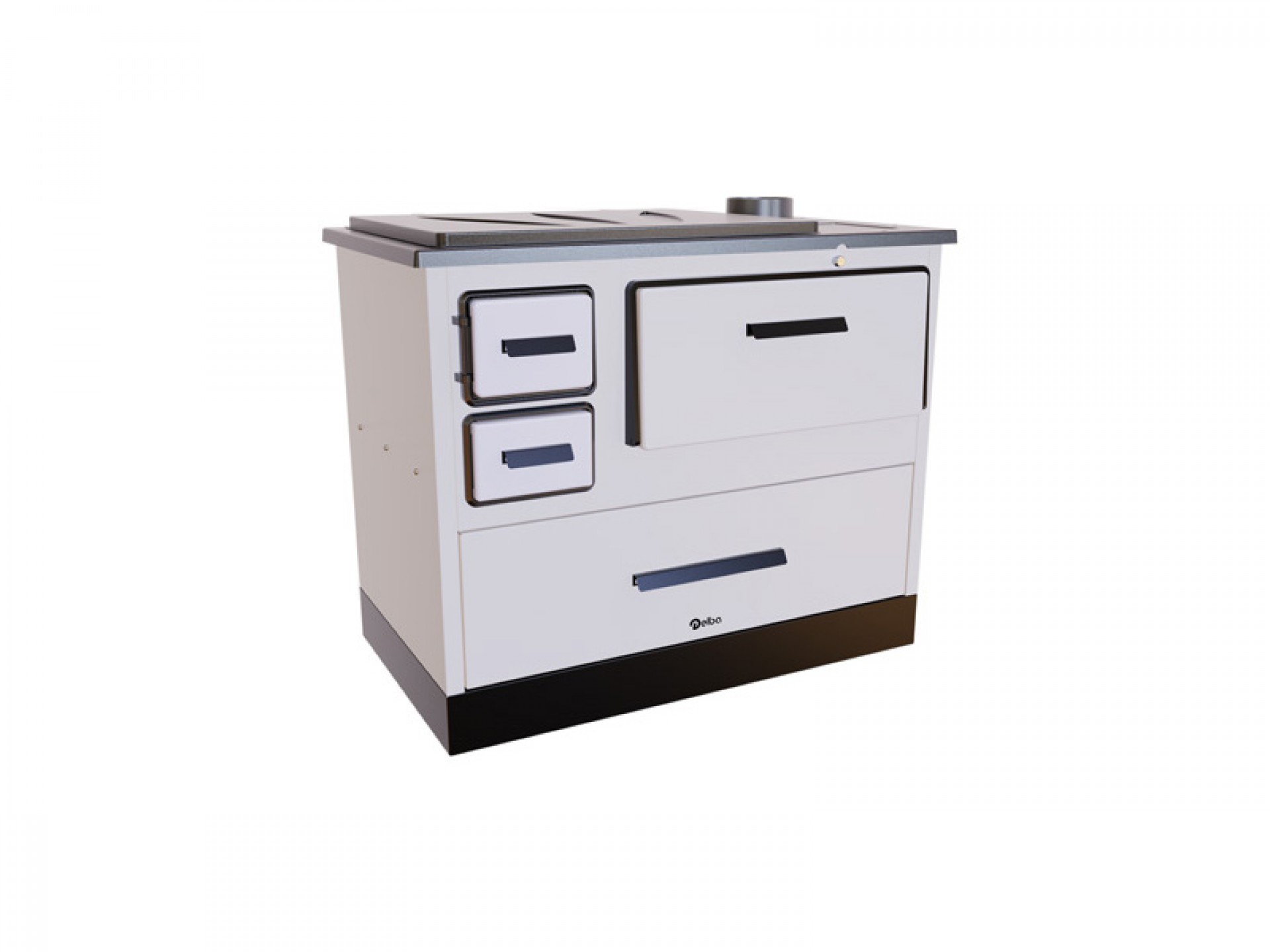 Fogão Lenha Vermont 7,9Kw Branco