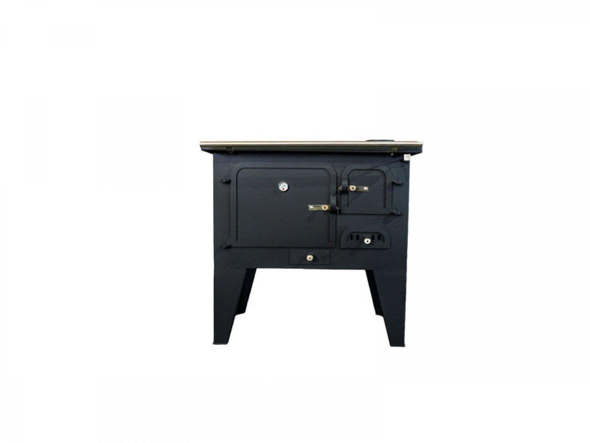 Fogão A Lenha Joaninha Tradicional Modelo C0P Aro Reto