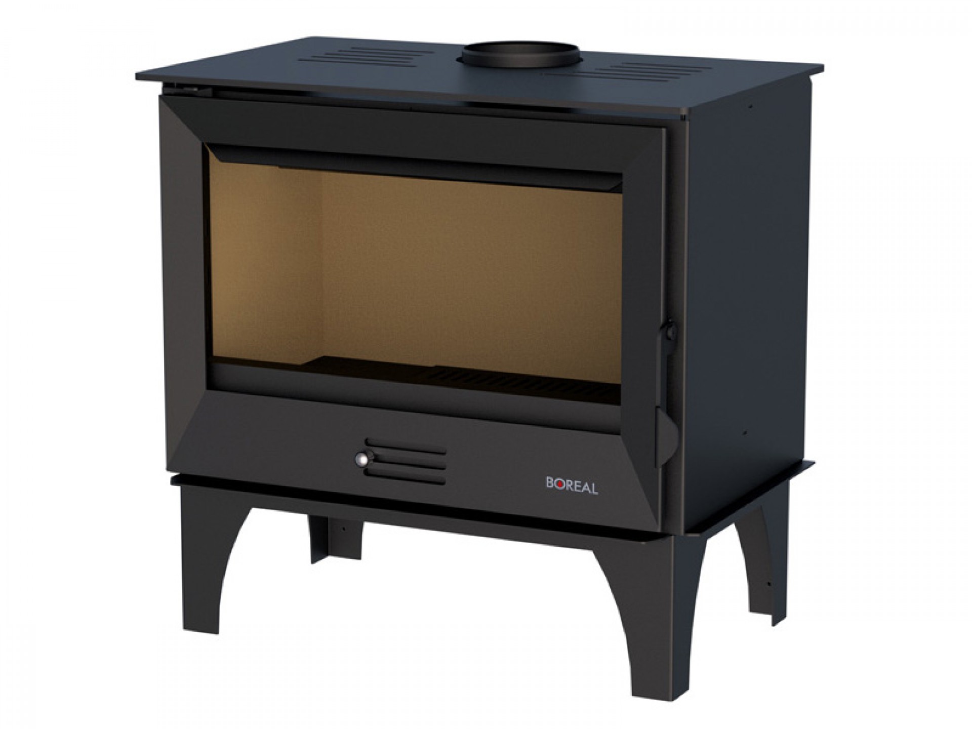 Salamandra A Lenha Boreal12Kw Eco300