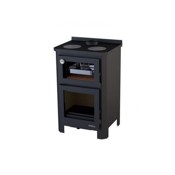 Salamandra Com Forno A Lenha Boreal 14Kw Ech9000