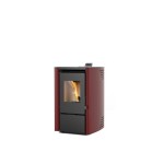 Salamandra Pellets First 6Kw Bordeaux A+ Ecodesign Redpod