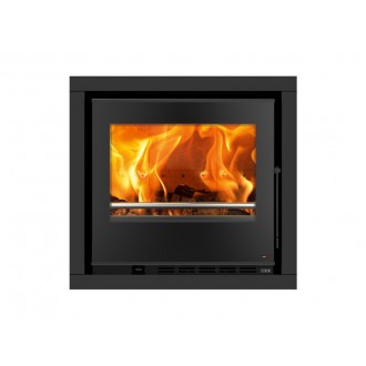 Recuperador Lenha Vidago 60 8W Pt Vidro A+ Eco Redpod