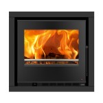 Recuperador Lenha Vidago 60 8W Pt Vidro A+ Eco Redpod