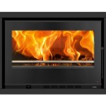 Recuperador Lenha Vidago 80 10,6W Pt Vidro A+ Eco Redpod