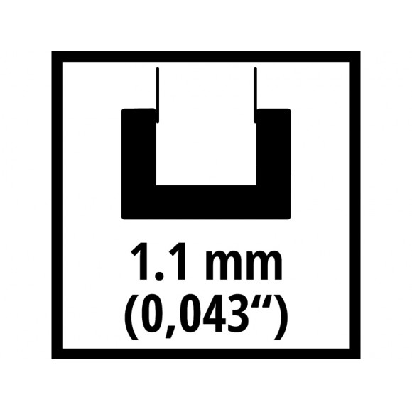 BARRA GUIA SUBSTITUI��O 25CM 1,1MM EINHELL