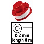 BOBINE FIO DE SUBSTITUI��O P/ APARADOR RELVA EINHELL