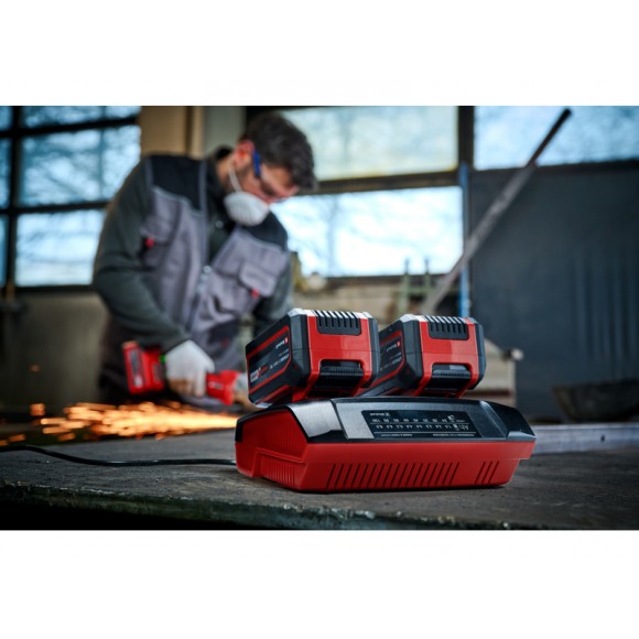 CARREGADOR PXC DUPLO 18V 2X4A EINHELL