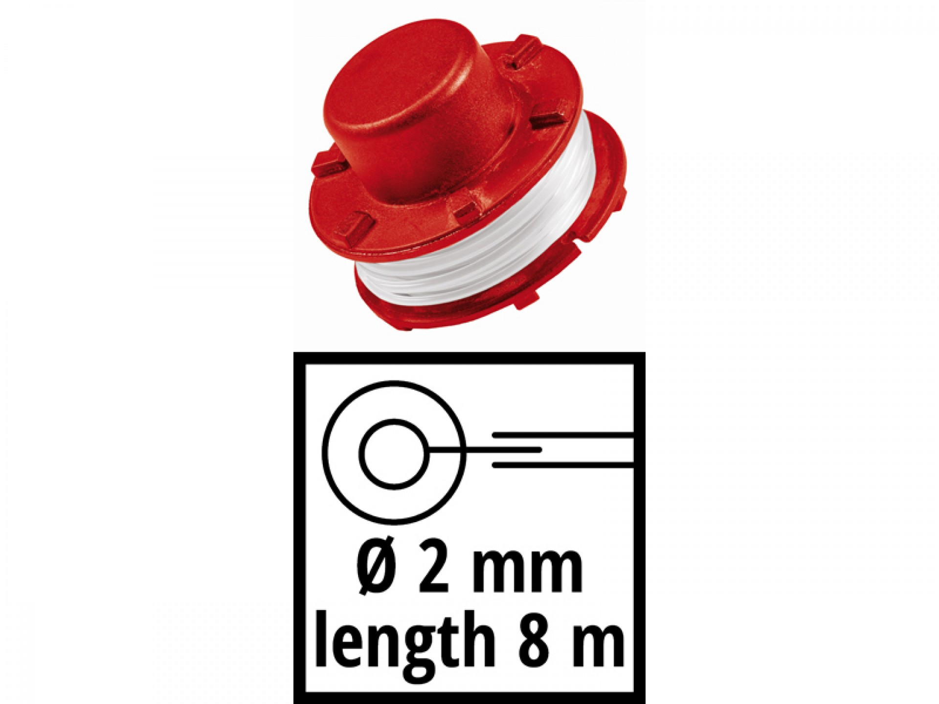 BOBINE FIO DE SUBSTITUIÇÃO P/ APARADOR RELVA EINHELL