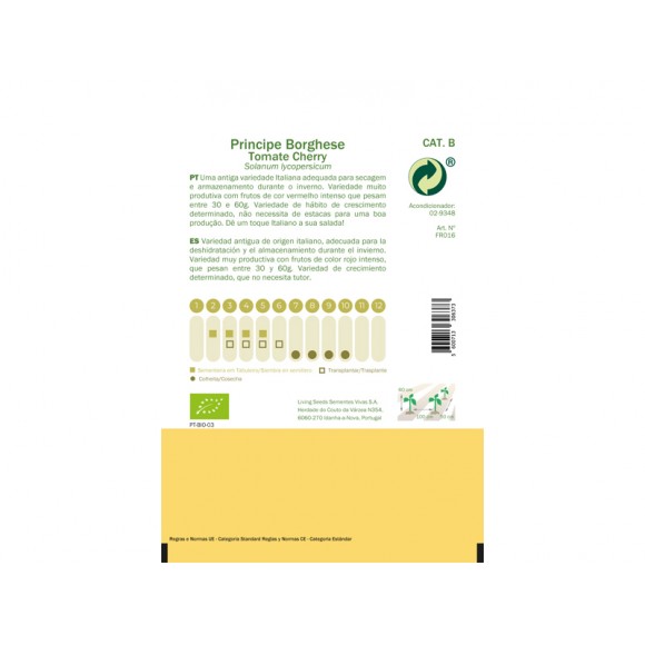 Principe Borghese 0,6 G SEMENTES VIVAS Principe Borghese 0,6 G SEMENTES VIVAS