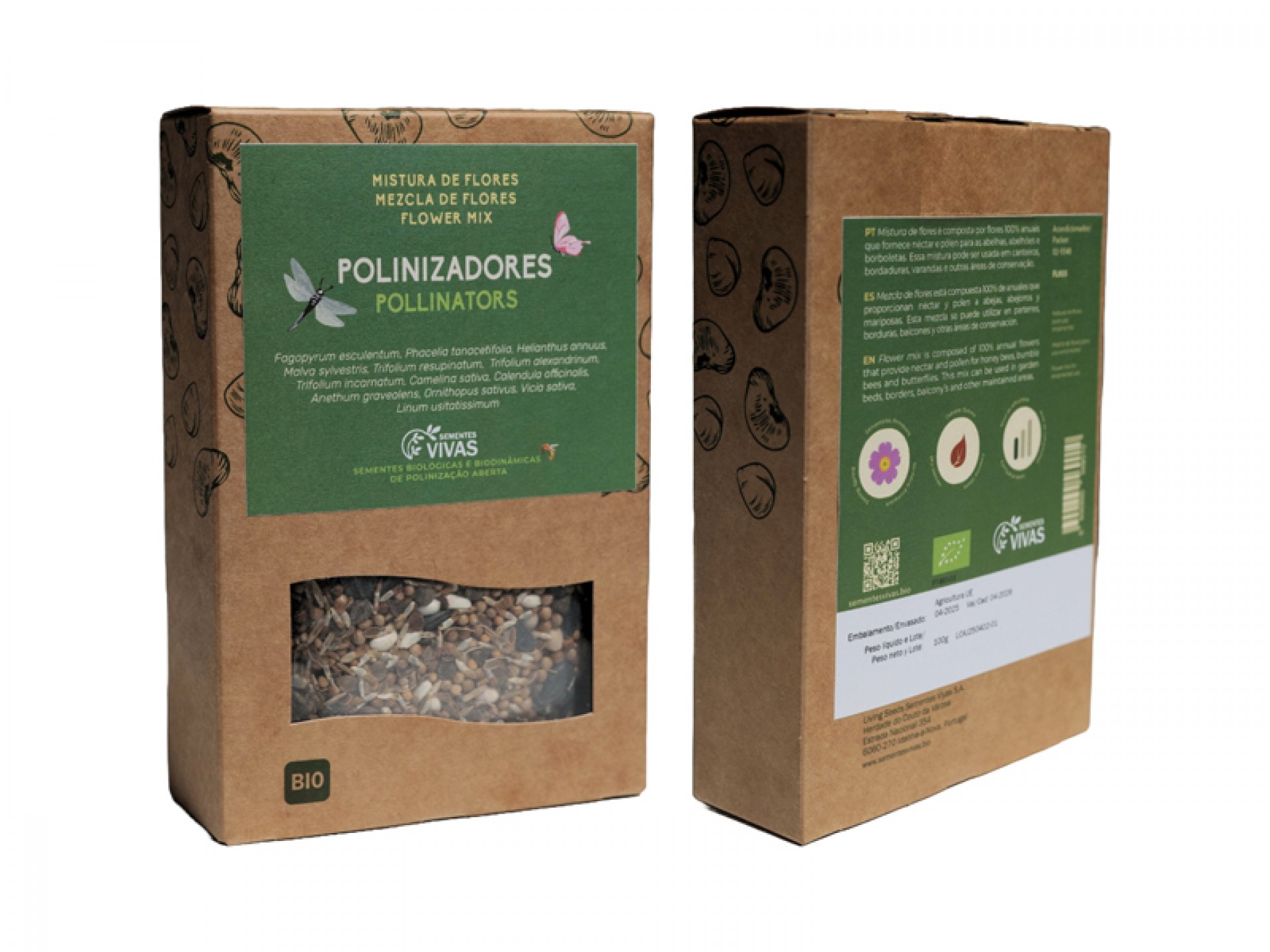 Mix Flores Polinizadores 100 G SEMENTES VIVAS