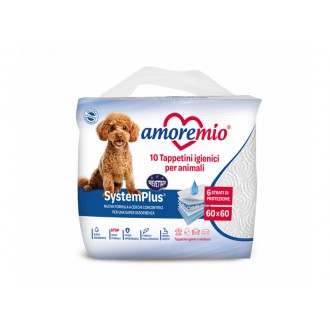 Tapetes Higi�nicos 60X60 CM 10 UN AMOREMIO