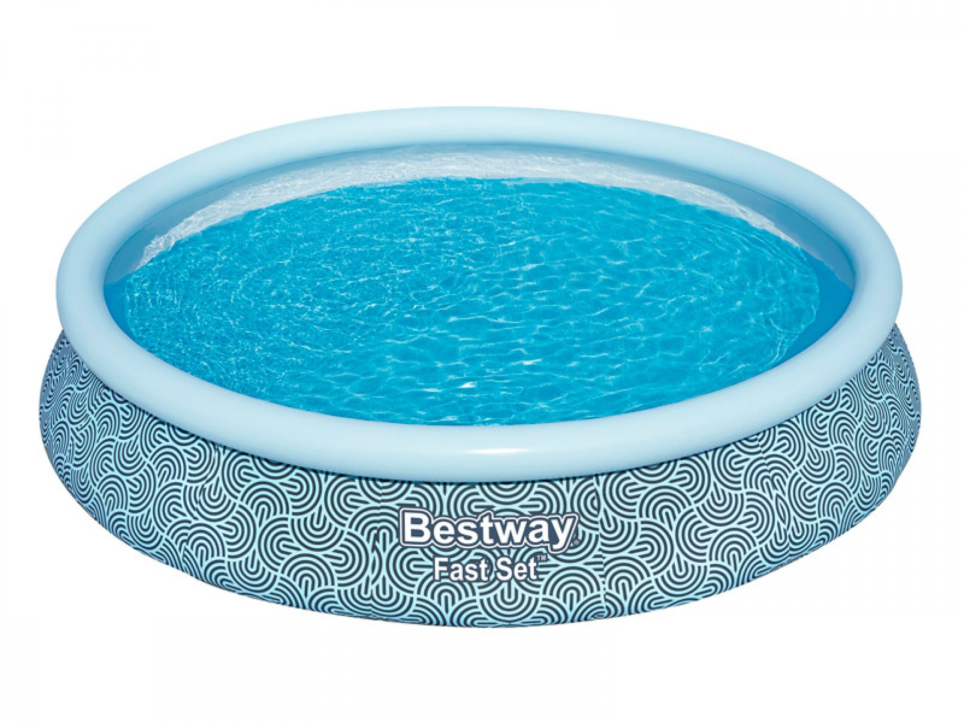 Conjunto De Piscina Redonda FAST SET Azul 457X84CM Bestway