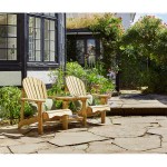 Cadeira De Jardim De Madeira ADIRONDACK 172X95X92CM 2Pessoas