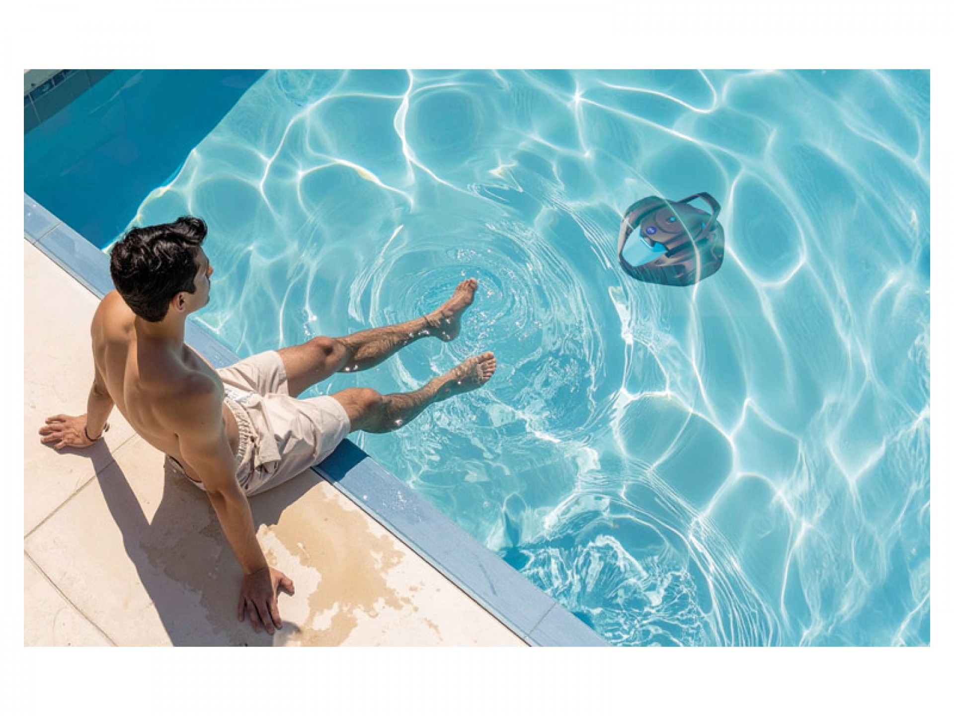Limpa Fundos Bat Recar P/Piscinas Até 80m² Aut 90 Min ZODIAC