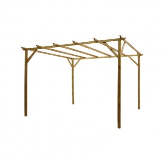 P�rgola em Madeira Tratada 300X300X240 CM CERLAND