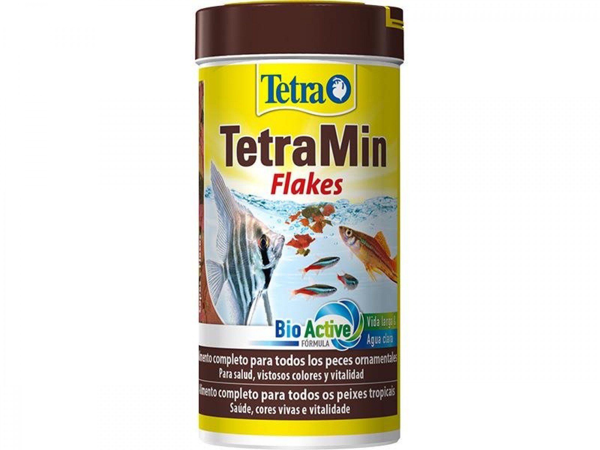 Alimento Peixe Água Quente Tetramin Flocos 250ML T