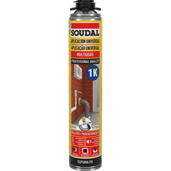 Espuma Pu Maquina SOUDAL 750ML Espuma Pu Maquina SOUDAL 750ML
