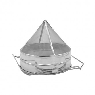 COADOR PARA MEL C�NICA EM INOX EXTENS�VEL