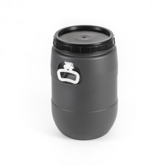 Barrica Cinza Tampa De Rosca Com Asa 30 L