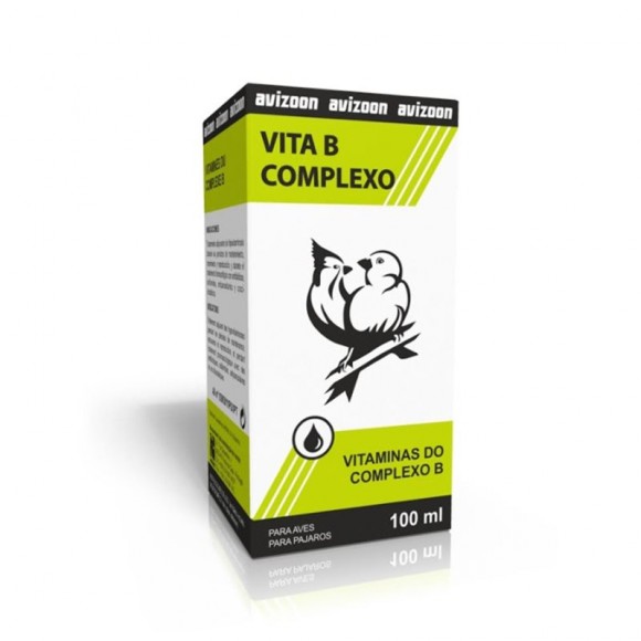 Vita B Complexo p/ Pássaros AVIZOON100ML Vita B Complexo p/ Pássaros AVIZOON100ML