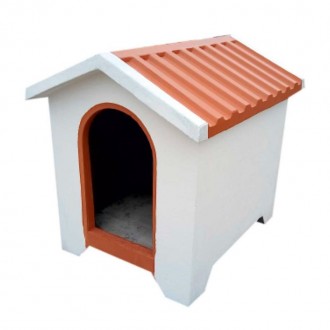 Casota p/ Cão Cimento N7 93X85X106 CM Casota p/ Cão Cimento N7 93X85X106 CM