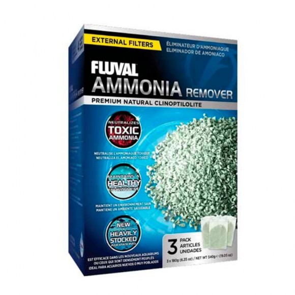 Removedor Amónio 3X180 G FLUVIAL Removedor Amónio 3X180 G FLUVIAL