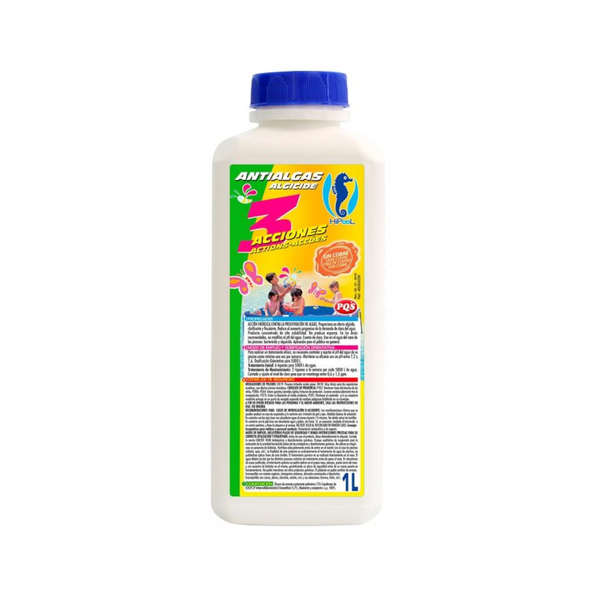 Antialgas 3 Ações 1 L PQS