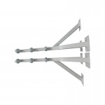 ESTENDAL DE APARAFUZAR LACADO BRANCO COM 3 RODAS ESTENDAL DE APARAFUZAR LACADO BRANCO COM 3 RODAS