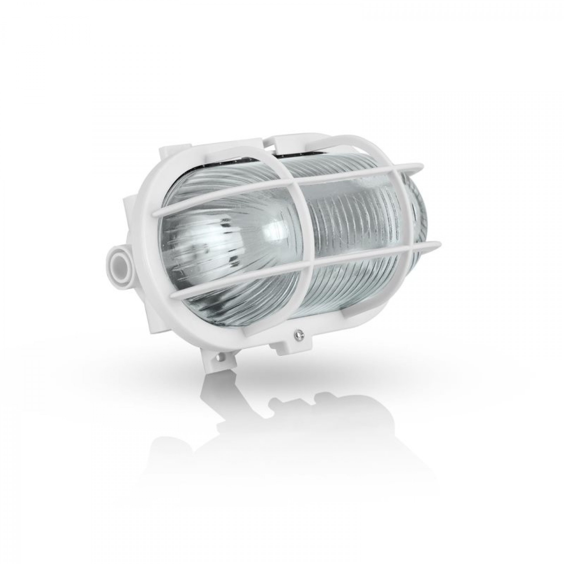 Olho Boi Oval Plastico 170Mm Branco