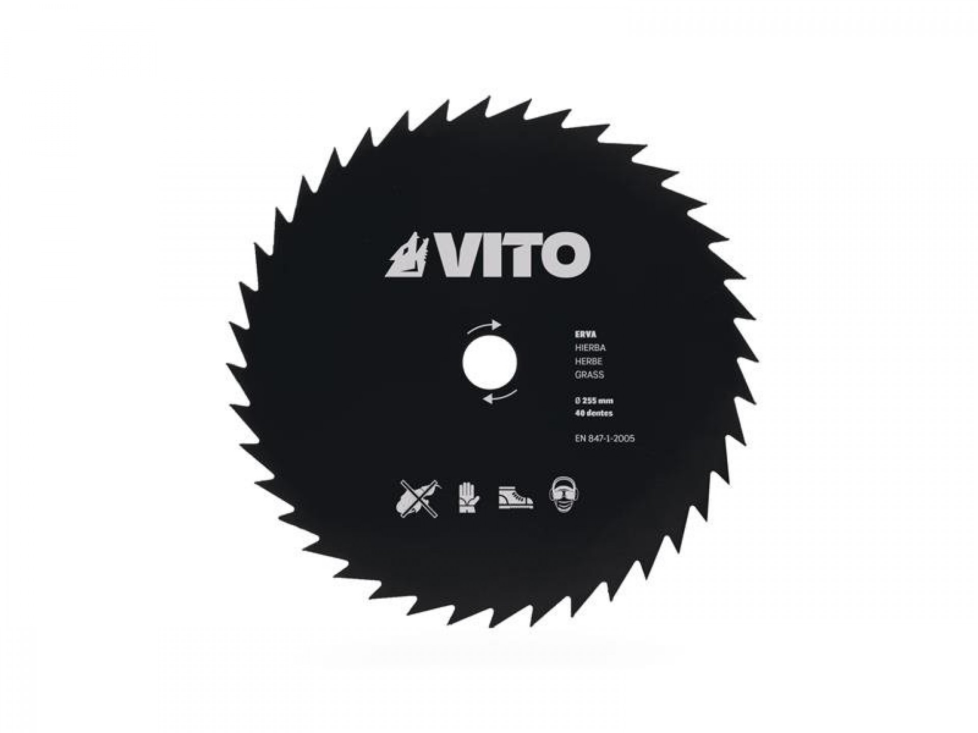 Disco Corta Erva 40 Dentes D255 F25,4 MM VITO