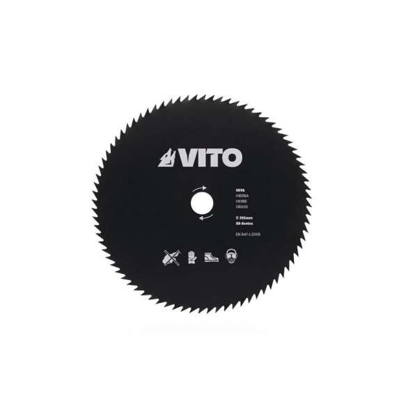 Disco Corta Erva 80 Dentes D255 F25,4 MM VITO Disco Corta Erva 80 Dentes D255 F25,4 MM VITO