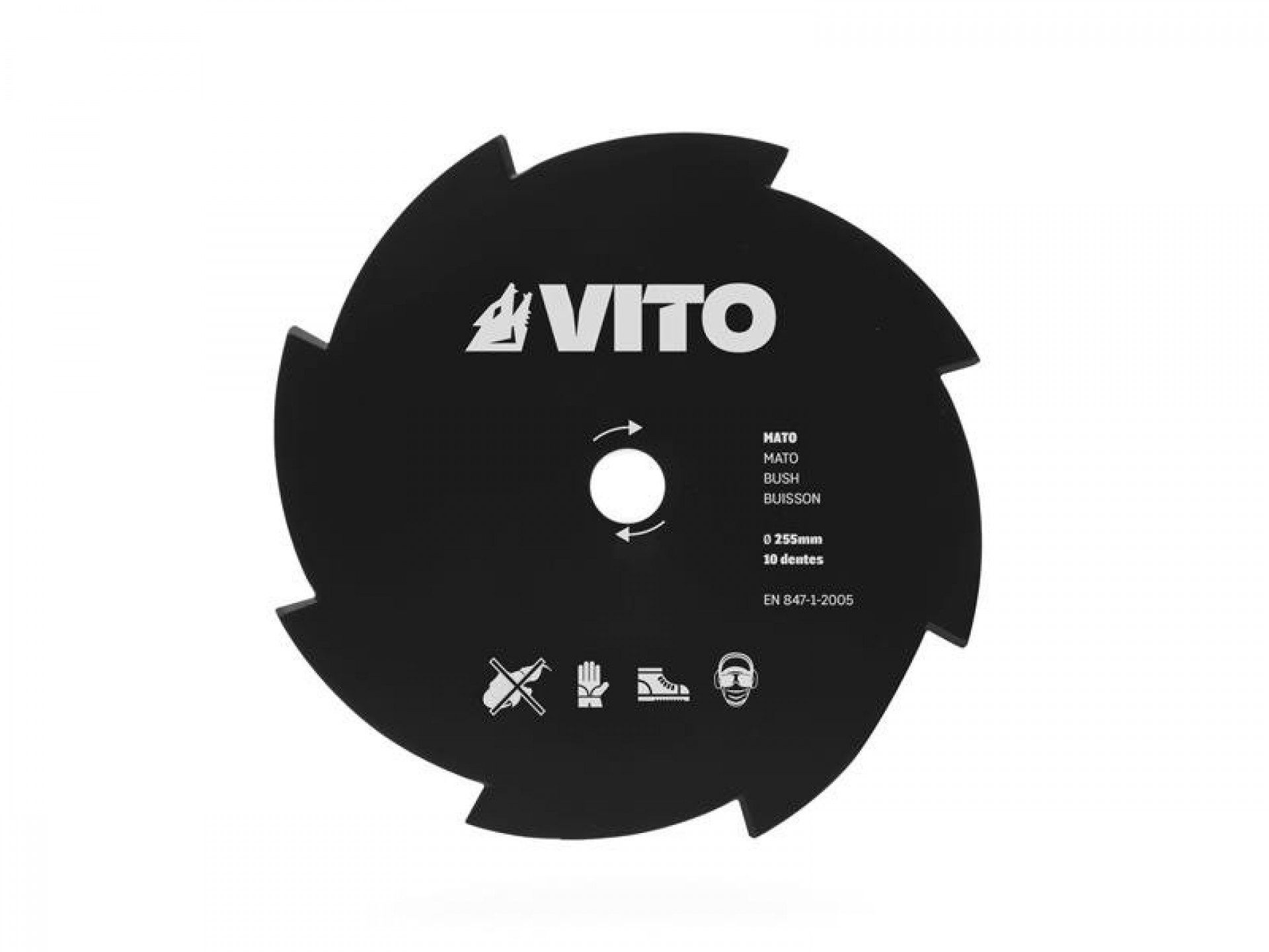 Disco Corta Mato 8 Dentes D255 F25,4 MM VITO