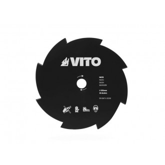 Disco Corta Mato 8 Dentes D255 F25,4 MM VITO Disco Corta Mato 8 Dentes D255 F25,4 MM VITO
