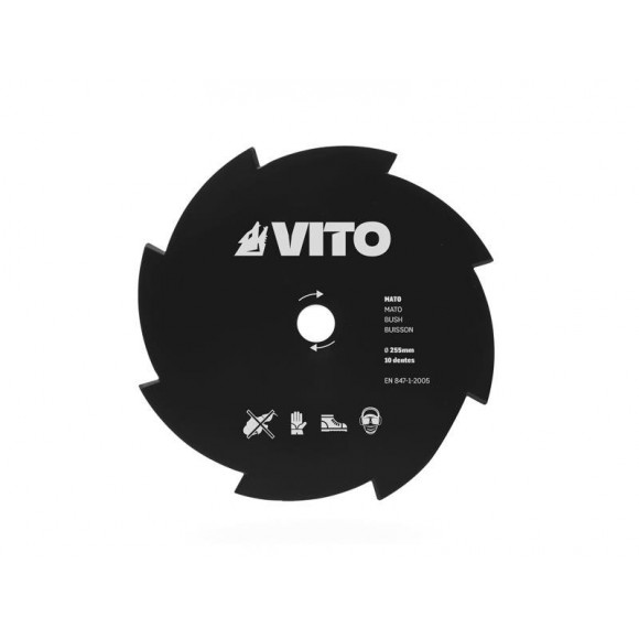 Disco Corta Mato 8 Dentes D255 F25,4 MM VITO