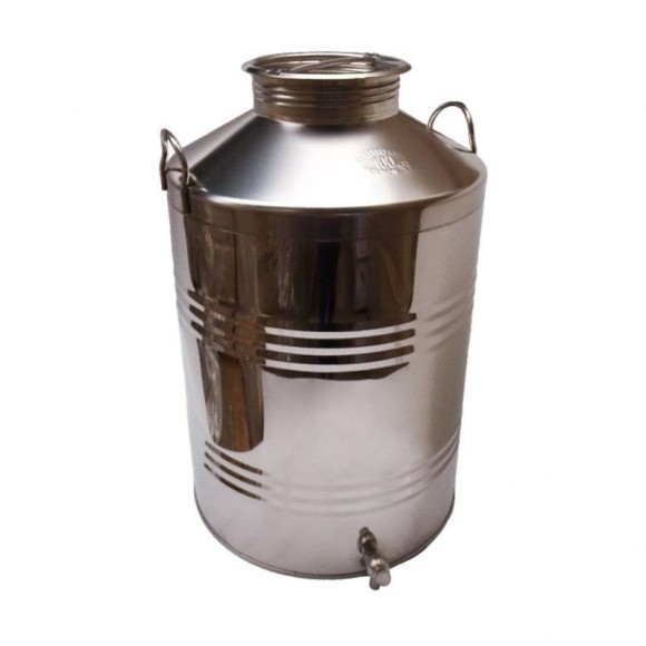 Contentor Inox Com Torneira 100 L Contentor Inox Com Torneira 100 L
