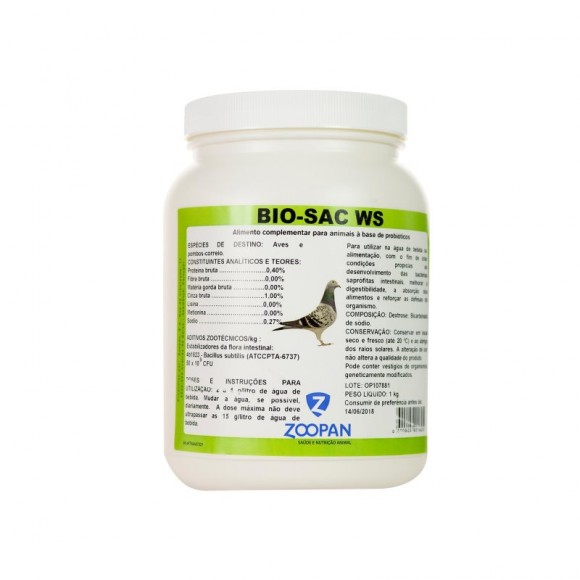 Bio Sac Ws 1KG ZOOPAN Bio Sac Ws 1KG ZOOPAN