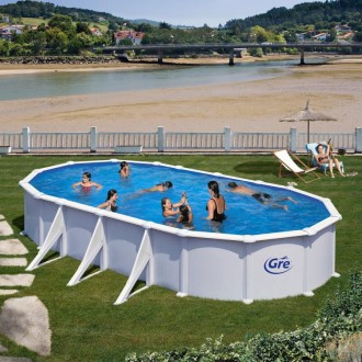 Piscina Filtro Areia 730X375X132 CM GRE Piscina Filtro Areia 730X375X132 CM GRE
