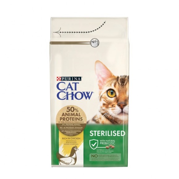 Alimento Gat Esteriliz Frango 1,5 KG CATCHOW Alimento Gat Esteriliz Frango 1,5 KG CATCHOW