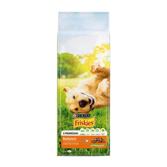 Alimento Seco Para Cão Frango 18 KG FRISKIES Alimento Seco Para Cão Frango 18 KG FRISKIES