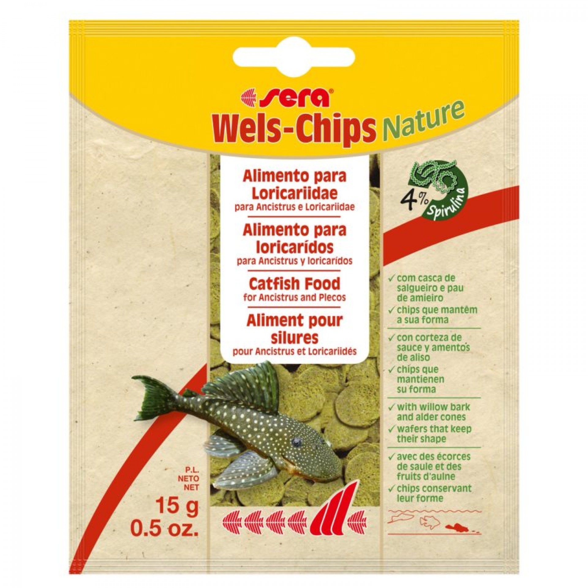 Alimento para Px Água Quente Wels Chips SERA 100ML