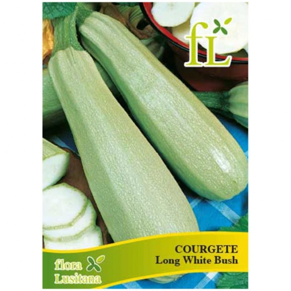 Courgete Long White Bush 10 G FLORA LUSITANA Courgete Long White Bush 10 G FLORA LUSITANA