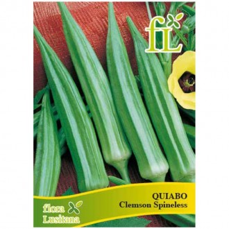 Quiabo Clemson Spineless 10 G FLORA LUSITANA