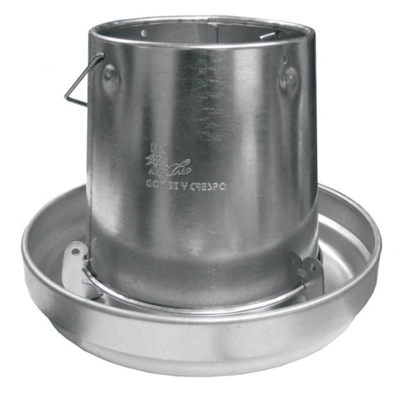 Comedouro de Chapa p/Aves 5KG GOMEZ Y CRESPO
