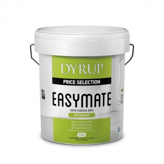 Tinta Interior Mate Easymate Branca DYRUP 15LT Tinta Interior Mate Easymate Branca DYRUP 15LT