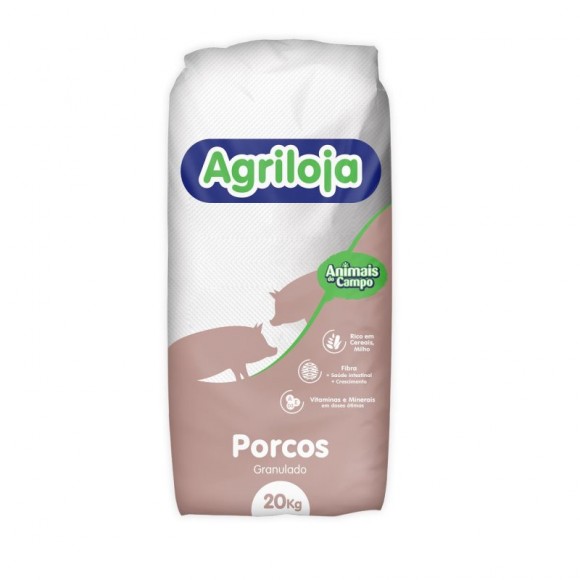 Ração Granulado Para Porcos 815 20 KG AGRILOJA Ração Granulado Para Porcos 815 20 KG AGRILOJA